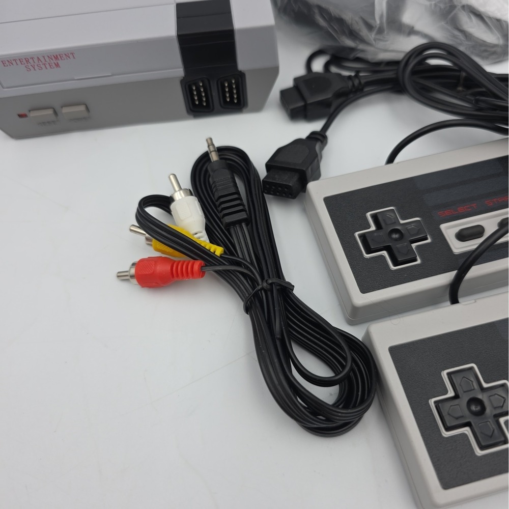 Mini NES Style Retro Game Console Built-In Games 2 Controllers AV Cable - Picture 5 of 10